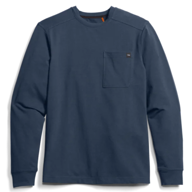 Load image into Gallery viewer, Sitka Foothills Long Sleeve Crew - Starlight Blue