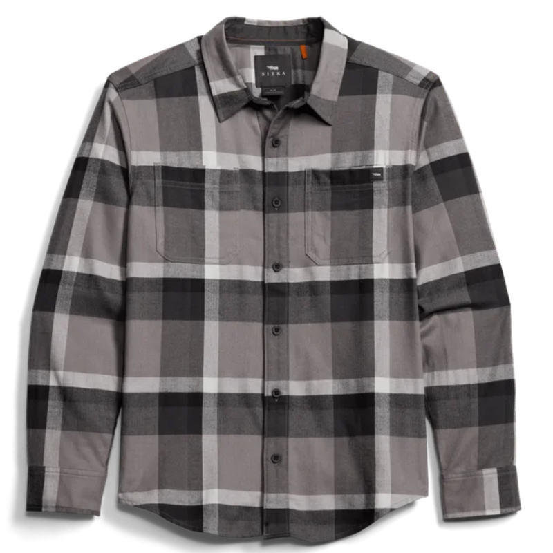 Load image into Gallery viewer, Sitka Ashland Lightweight Flannel Shirt - Woodsmoke Fall Plaid