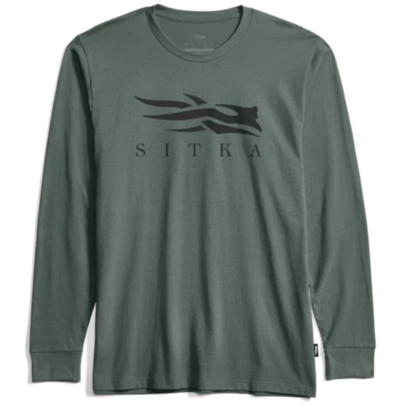 Load image into Gallery viewer, Sitka Icon Long Sleeve Crewneck T-Shirt - Slate Green