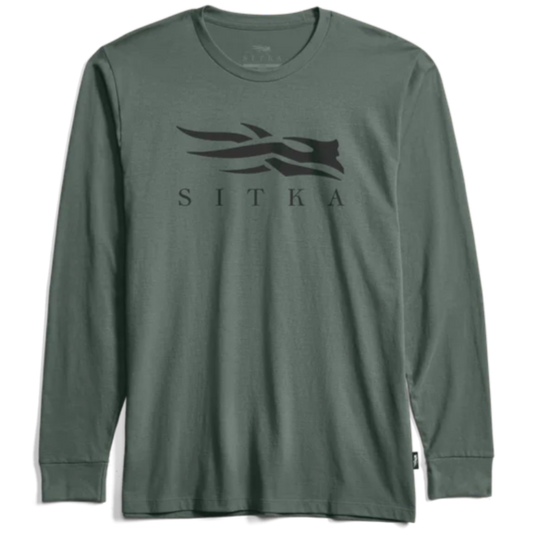 Sitka Icon Long Sleeve Crewneck T-Shirt - Slate Green