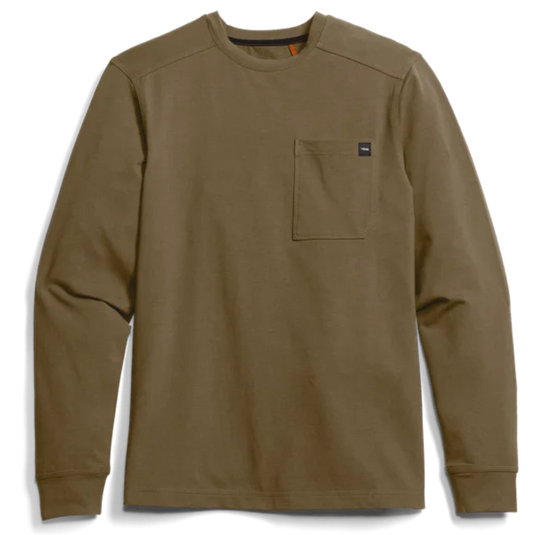 Sitka Foothills Crew Sweatshirts - Pyrite