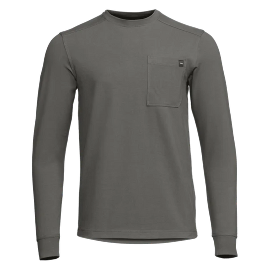 Sitka Foothills Crew Sweatshirts - Woodsmoke