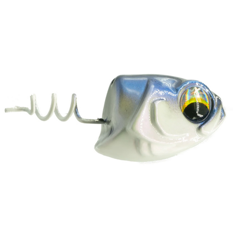 Load image into Gallery viewer, 6th Sense Treble Head Jig Head with built-in screw lock for secure soft plastic swimbait rigging. Baby Shad