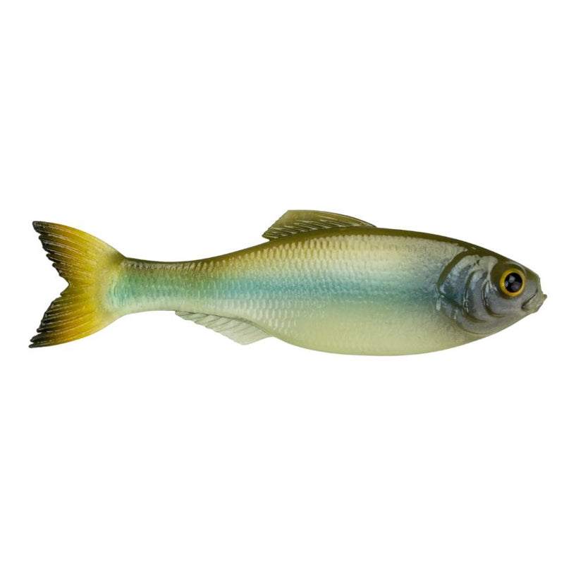 Load image into Gallery viewer, 6th Sense Panorama Swimbait with lifelike paint and soft plastic body for universal forage imitation. Ghost Minnow