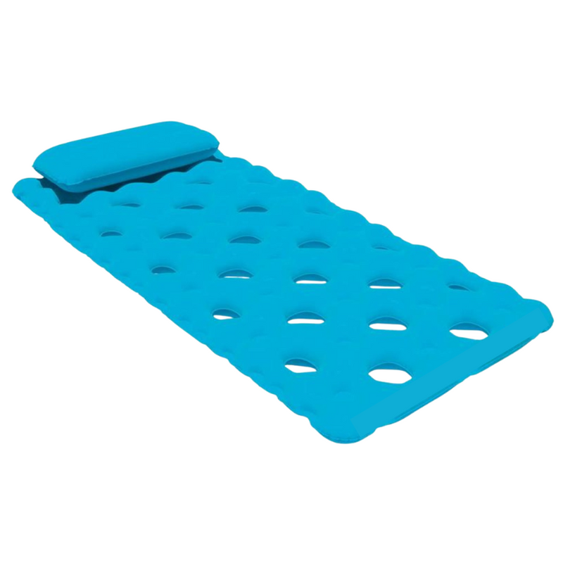 Load image into Gallery viewer, Airhead Sun Comfort Cool Suede Pool Mattress - Sapphire