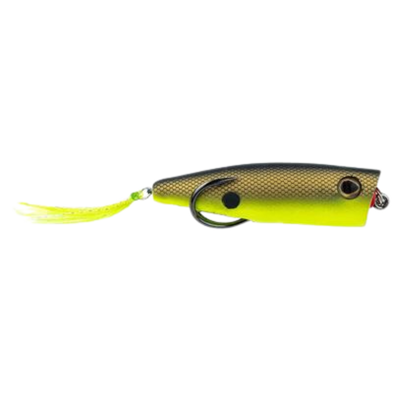 Load image into Gallery viewer, American BaitWorks ZooPop Topwater Walking Bait - Chartreuse Shad