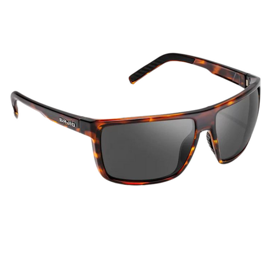 Bajio Toads Sunglasses - Matte Brown Tortoise Frame with Gray Mirror Glass