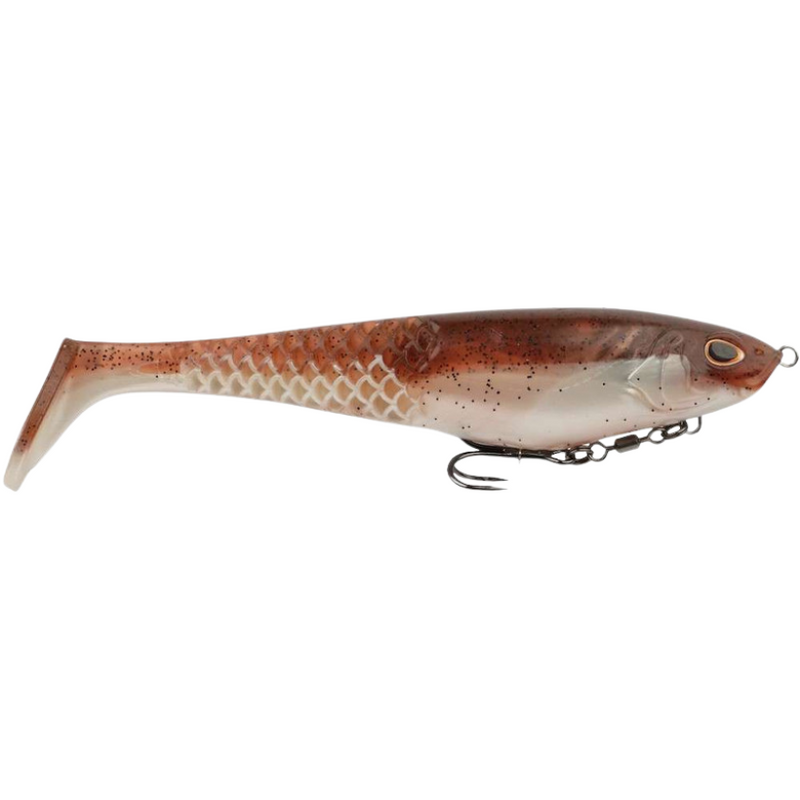 Load image into Gallery viewer, Berkley PowerBait Cull Shad Swimbaits - Green Pumpkin Pearl White