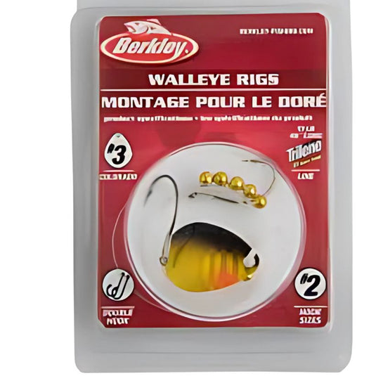 Berkley Walleye Rigs - Black Gold - 3 Colorado