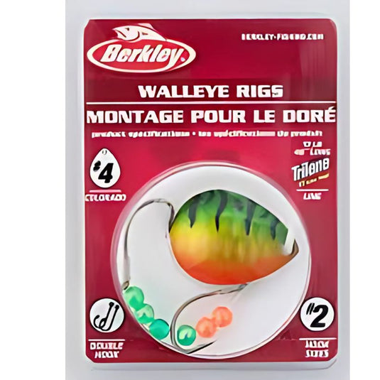 Berkley Walleye Rigs - Fire Tiger - 4 Colorado