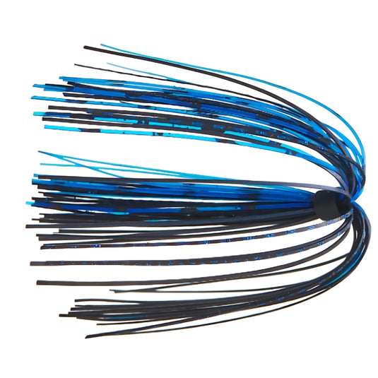 6th Sense Silicone Replacement Skirts in custom color blends for jig and spinnerbait customization.