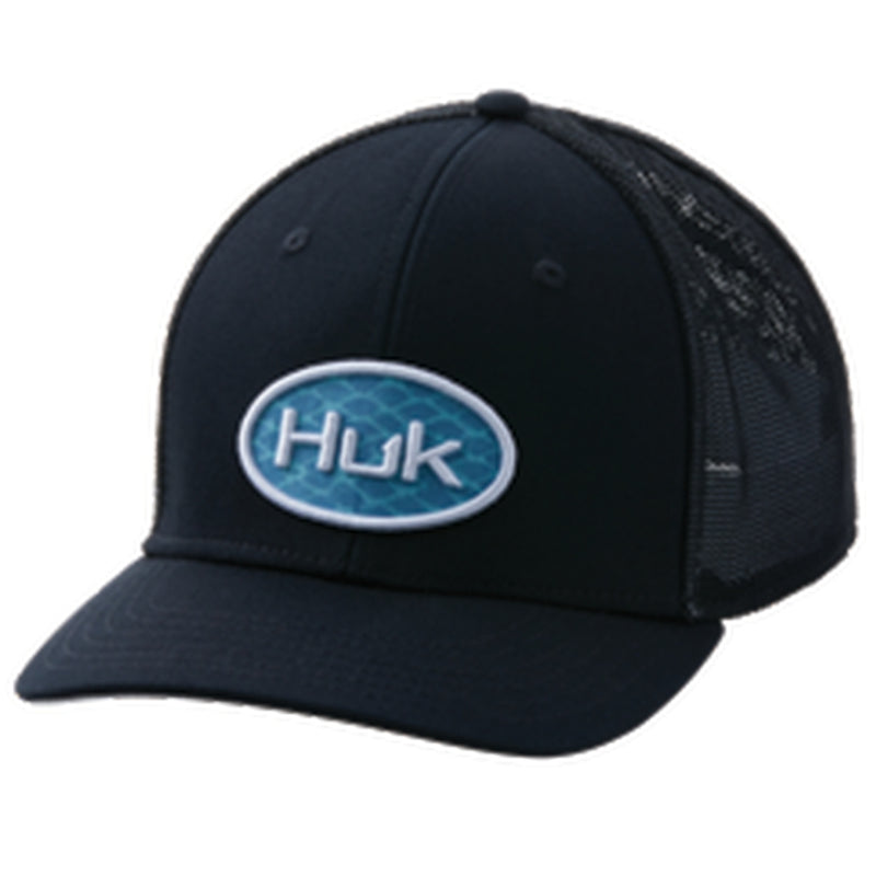 Load image into Gallery viewer, Huk Scaled Logo Stretch Trucker Hat