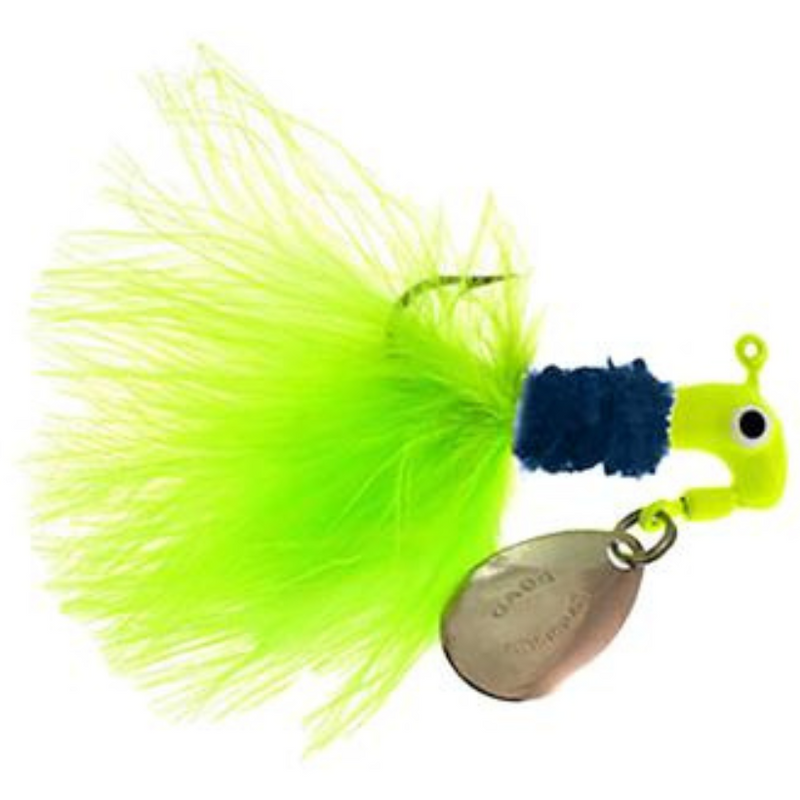 Load image into Gallery viewer, Blakemore Fishing Road Runner Marabou Jigs - Bleu Cheese