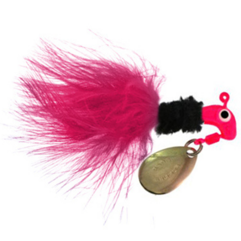 Load image into Gallery viewer, Blakemore Fishing Road Runner Marabou Jigs - Burnt Chicken