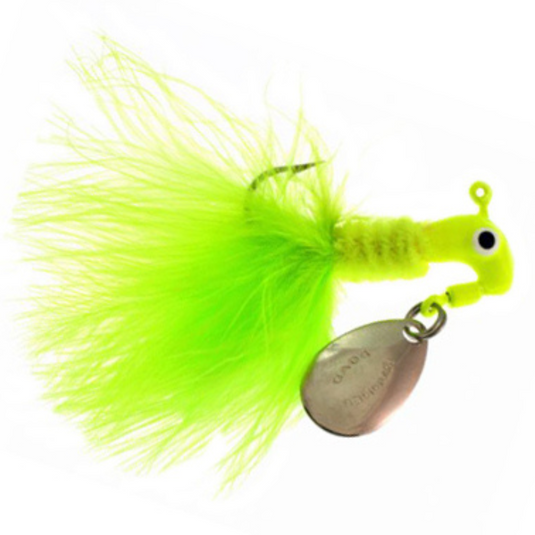 Blakemore Fishing Road Runner Marabou Jigs - Chartreuse