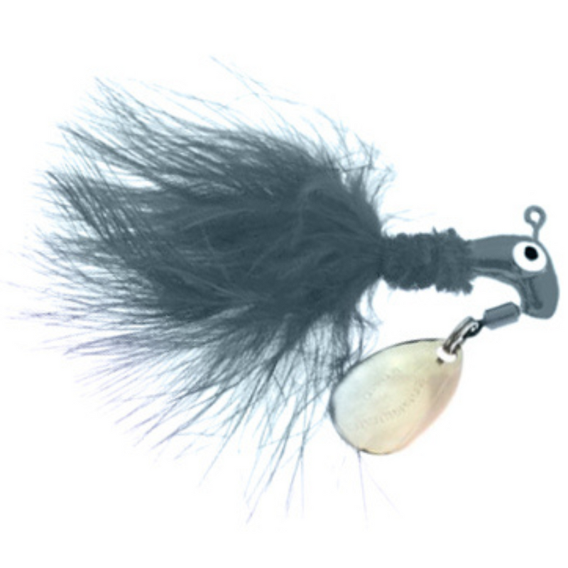 Load image into Gallery viewer, Blakemore Fishing Road Runner Marabou Jigs - Grey