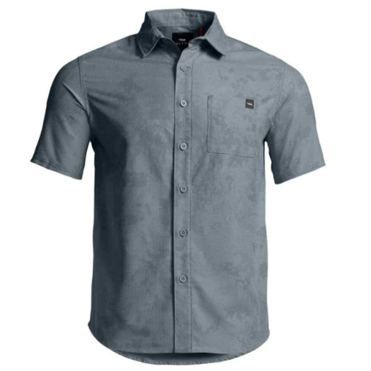Sitka Mojave Short Sleeve Shirt – lightweight vented outdoor shirt with odor control and chest pocket for warm-weather comfort