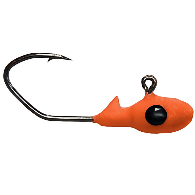 Load image into Gallery viewer, Bobby Garland Overbite Sickle Jig Heads - Moglo Orange