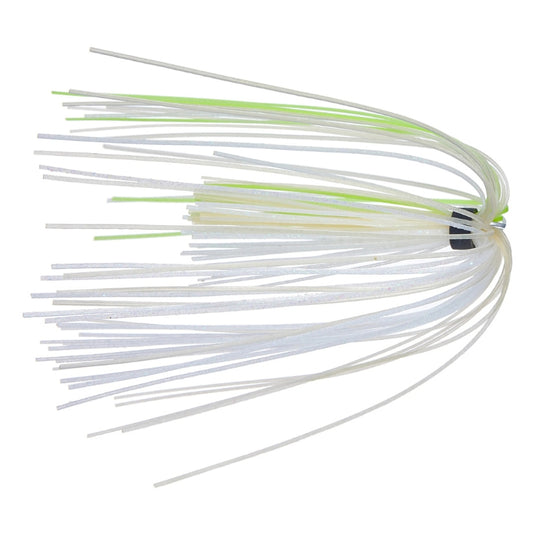6th Sense Silicone Replacement Skirts in custom color blends for jig and spinnerbait customization.