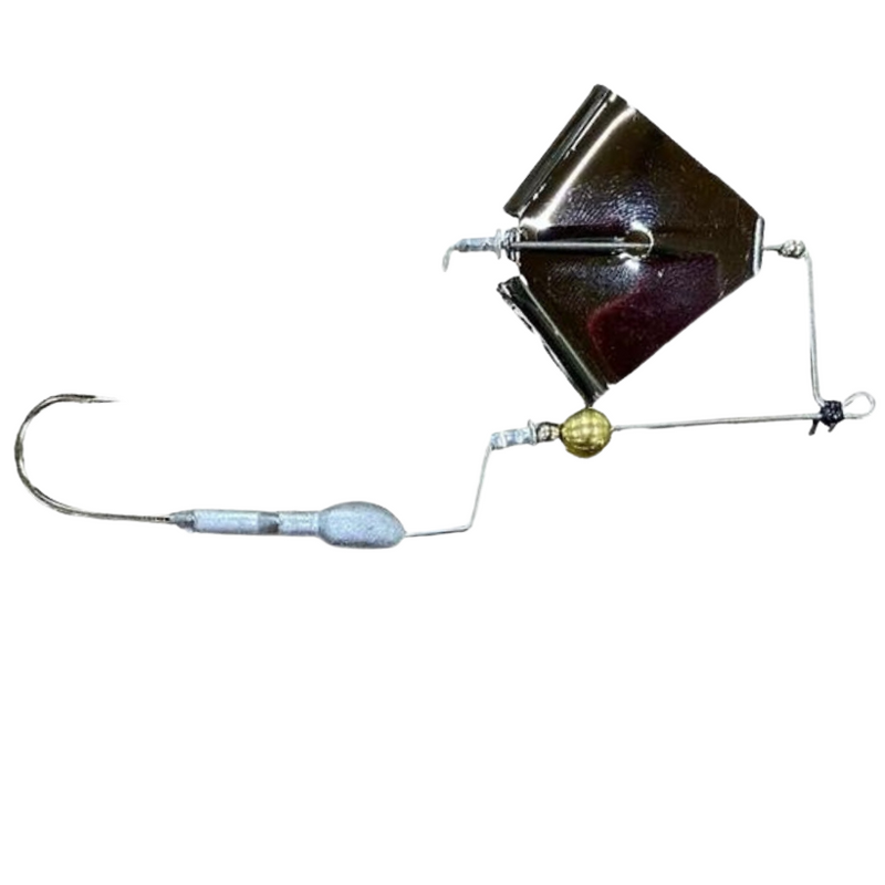 Load image into Gallery viewer, Brazalo Custom Lures Elite Bushwhacker Buzzbaits - Black