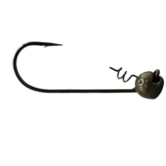 Brazalo Custom Lures SRS Shakey Head Jig Head - Green Pumpkin