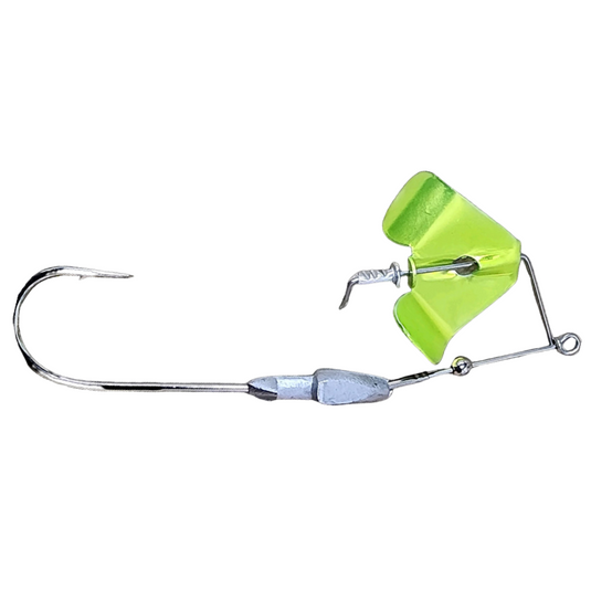Brazalo Custom Lures Wee-Whacker Buzzbaits - Candy Chartreuse