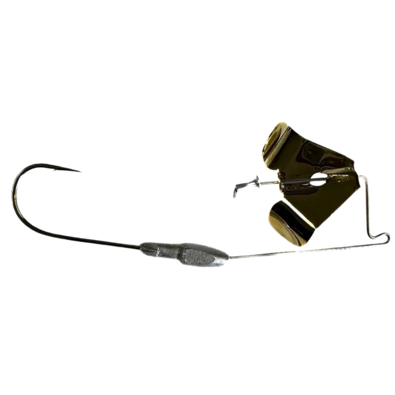Load image into Gallery viewer, Brazalo Custom Lures Wee Buzz Buzzbaits - Gold