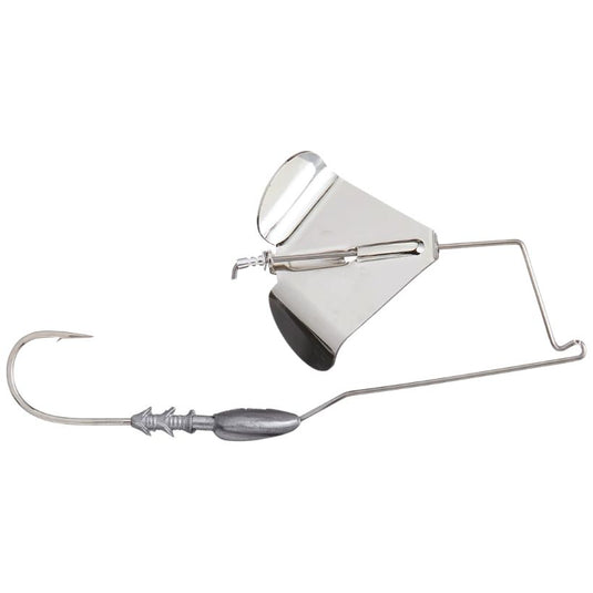 Buckeye Lures G-Buzz Single Blade Buzzbait - Lead with Silver Blades