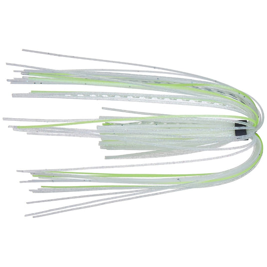 6th Sense Silicone Replacement Skirts in custom color blends for jig and spinnerbait customization.