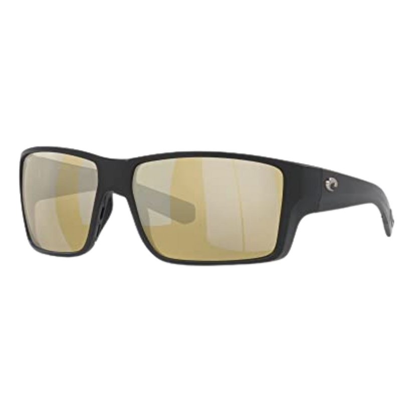 Load image into Gallery viewer, Costa Reefton Pro Sunglasses - Black Frames and Sunrise Silver Mirror Lens