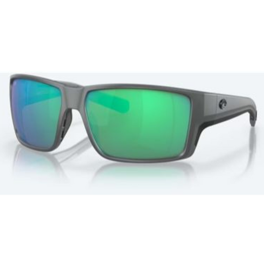Costa Reefton Pro Sunglasses - Gray Frames and Green Lens