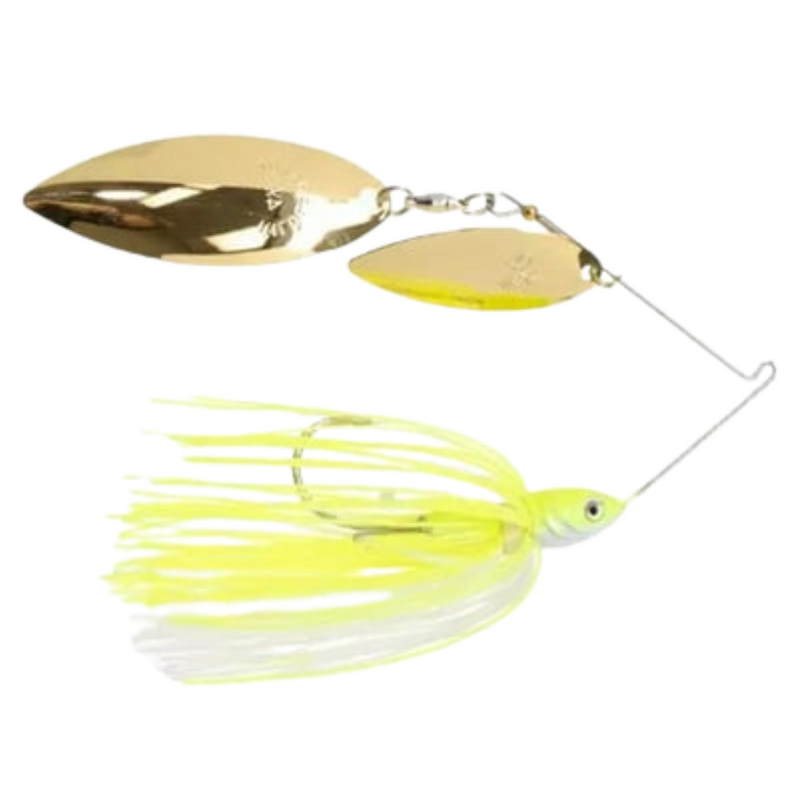 Load image into Gallery viewer, Dirty Jigs Compact Spinnerbait - White Chartreuse