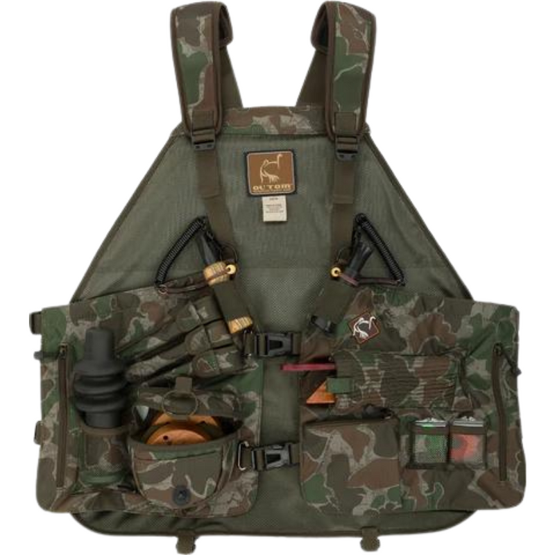 Load image into Gallery viewer, Drake Waterfowl Ol' Tom Time & Motion Easy Rider Turkey Vest - Old  School Green
