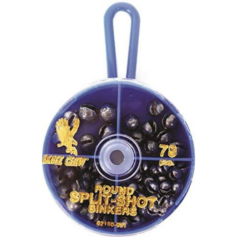 Load image into Gallery viewer, Eagle Claw Round Split Shot Sinkers - Unpainted - Multi-pack