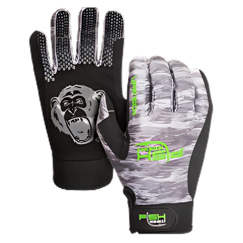 Load image into Gallery viewer, Fish Monkey Free Style Fishing Glove - Grey Water Camo