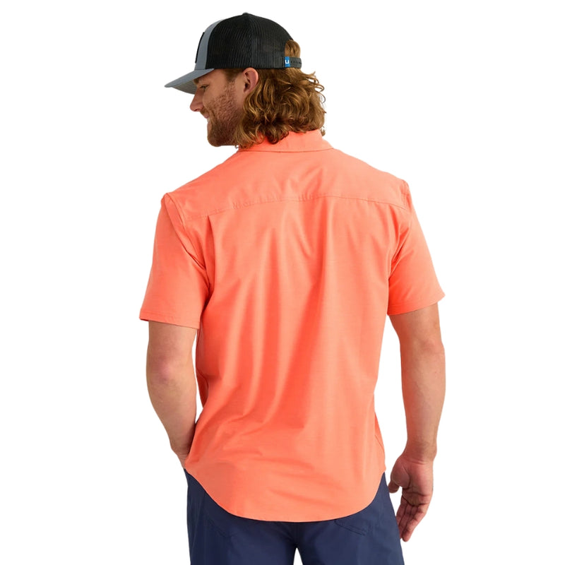 Load image into Gallery viewer, Huk Kona Button Down Shirt – Lightweight Quick-Dry Fishing Shirt with Stretch Fabric and Built-In Sunglass Wipe
