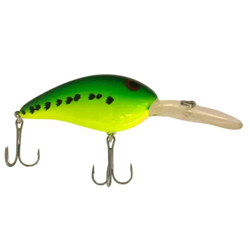 Load image into Gallery viewer, Head Hunter Grand Dad Deep Runner Crankbaits - Chartreuse Blue Black Pepper