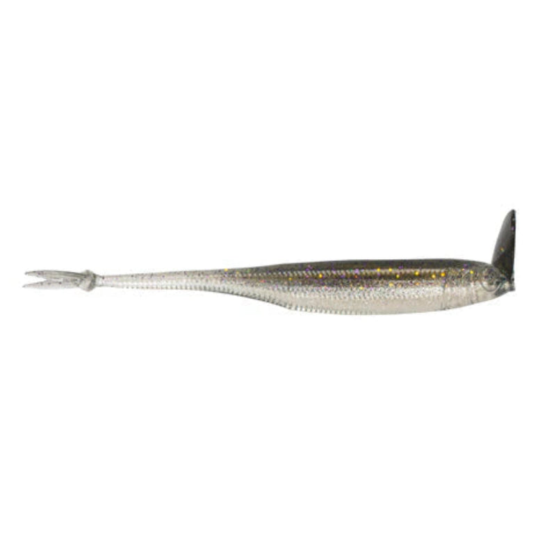Load image into Gallery viewer, 6th Sense Strobe Shaker 3.7 Swimbait with 3D eyes and lifelike tail for bass fishing. Gizzard Shad
