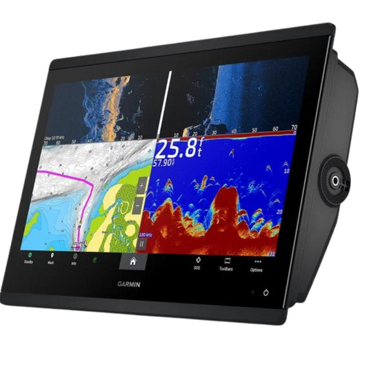 Garmin GPSMAP 1643 No Transducer Fish Finder - Side View