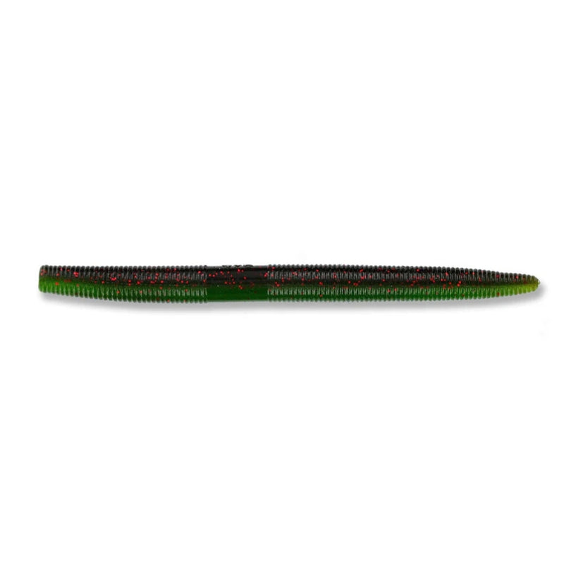 Load image into Gallery viewer, Yamamoto Senko Worms Green Pumpkin w Red Flakes_042J