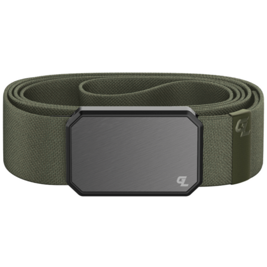 Groove Life Belts and Low Profile Belts - Olive and Gun Metal
