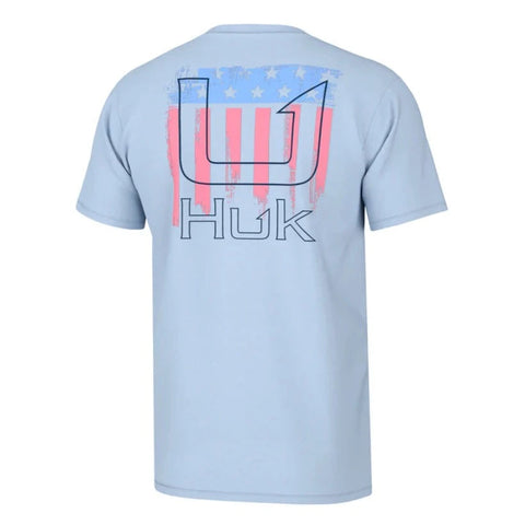 Huk Salute T-Shirt - Ice Water