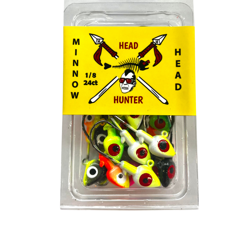 Load image into Gallery viewer, Head Hunter Minnow Heads - Asst Colors - 1/8oz