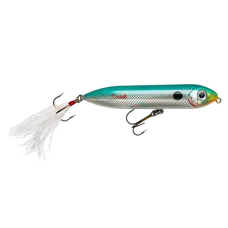 Load image into Gallery viewer, Heddon Feather Dressed Super Spook Jr. Topwater Lures - Lake Fork Shad