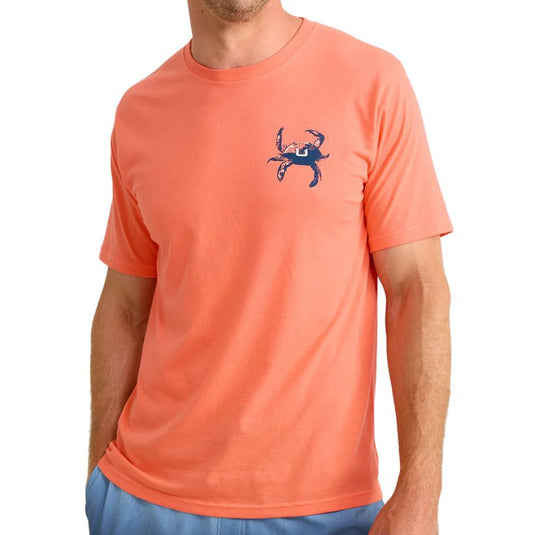 Huk Lowcountry T-Shirts - Fog Green - Front