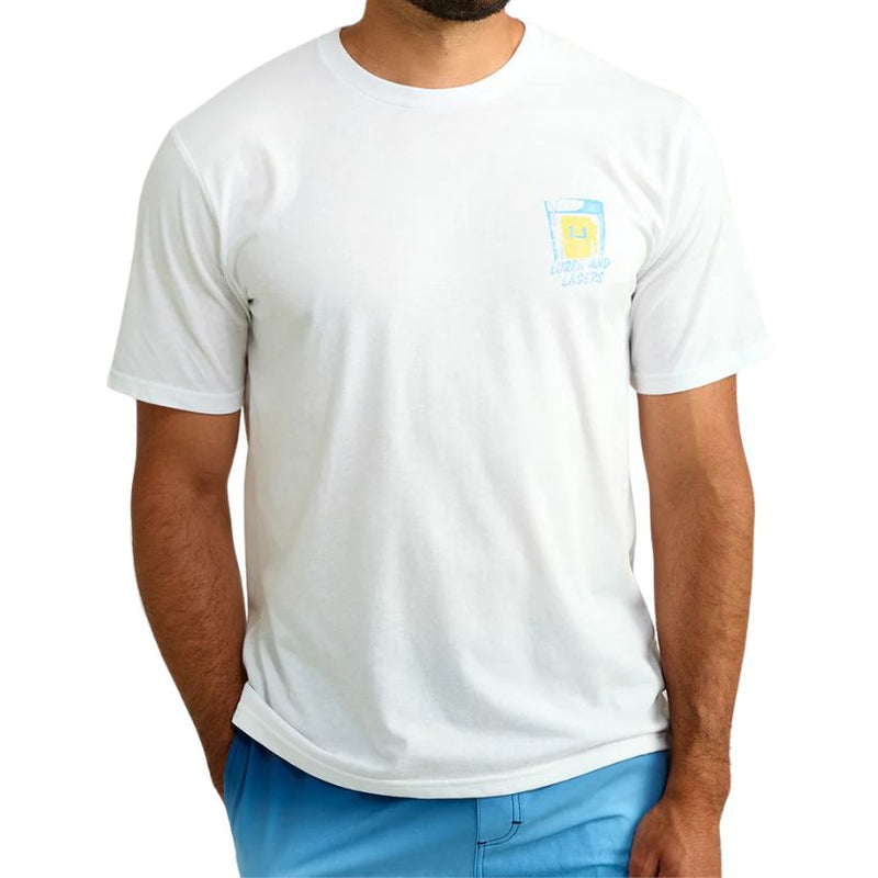Load image into Gallery viewer, Huk Men's Wando T-Shirts - White - Front View