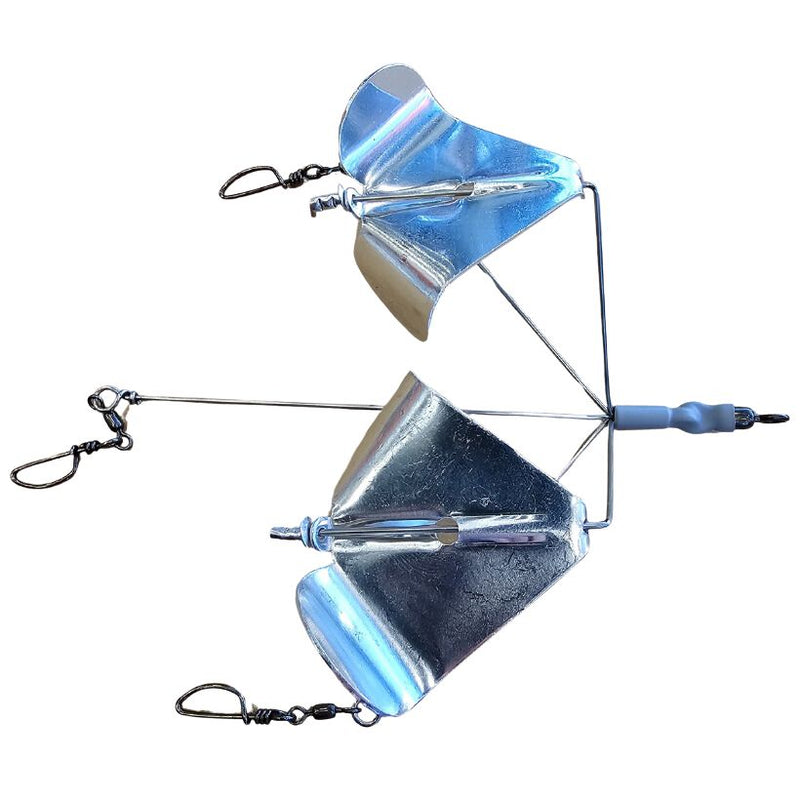 Load image into Gallery viewer, J & H Tackle Buzz N Frenzy Buzzbaits -Silver