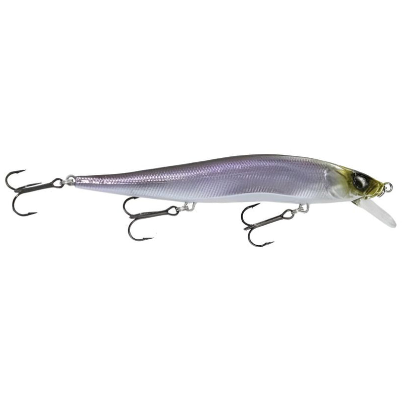 Load image into Gallery viewer, Luck E Strike Rick Clunn Suspending Jerk Baits - Black Stardust Shad