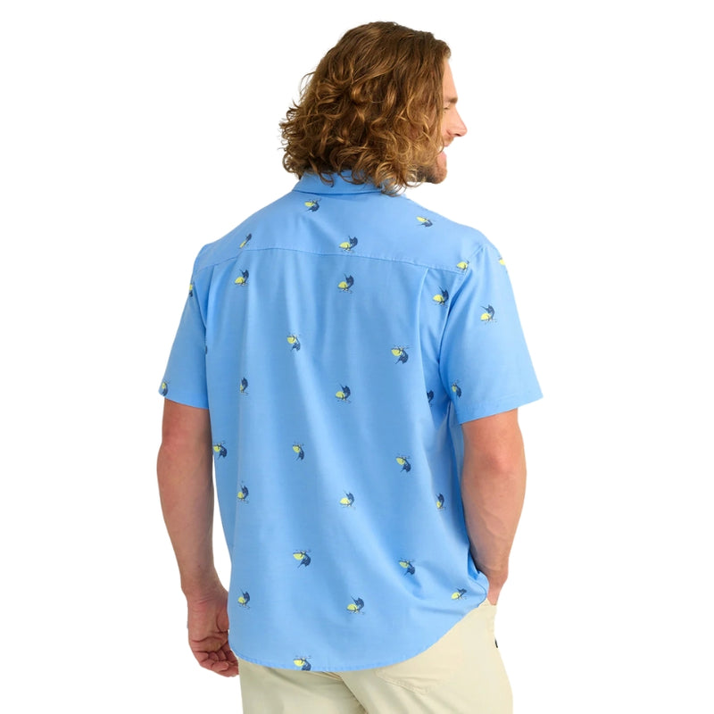 Load image into Gallery viewer, Huk Kona Button Down Shirt – Lightweight Quick-Dry Fishing Shirt with Stretch Fabric and Built-In Sunglass Wipe