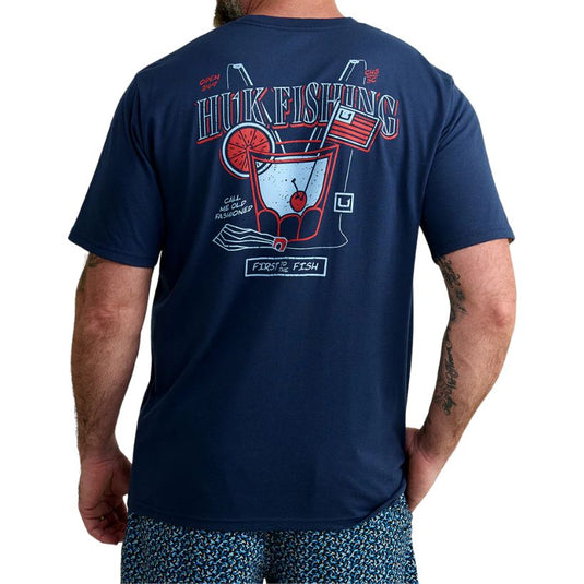 Huk Men’s Wando T-Shirt – cotton-blend performance tee for fishing and outdoor lifestyle